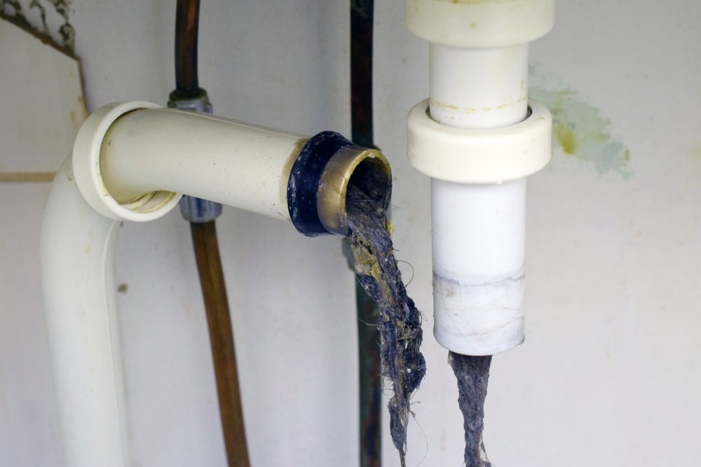 clogged pipes