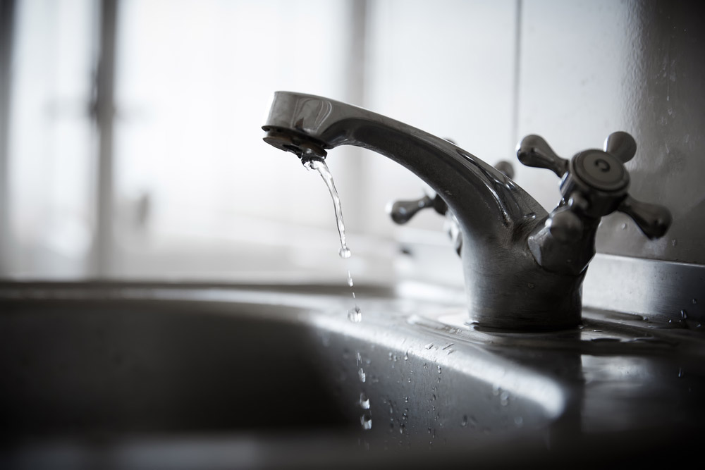 leaky pipe or faucet