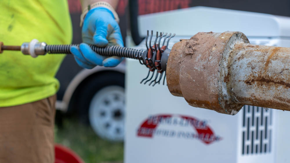 sewer line cleaning