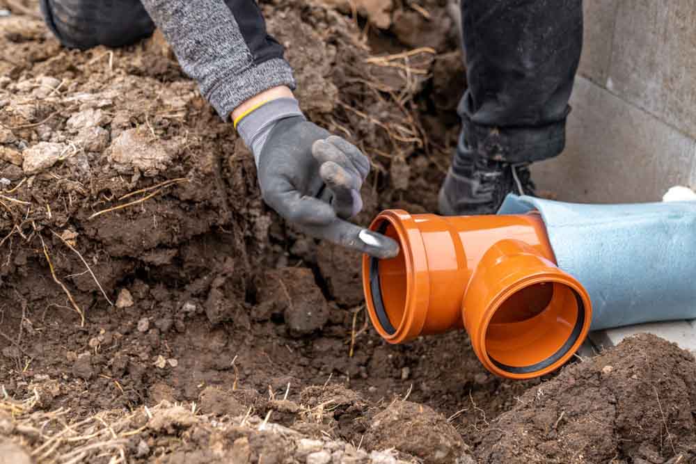 damaged sewer pipe replacement Stow, OH