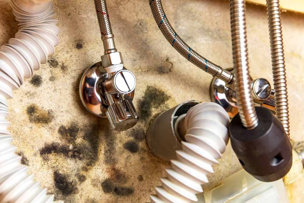 Defective water valve leaking pipe Akron, OH