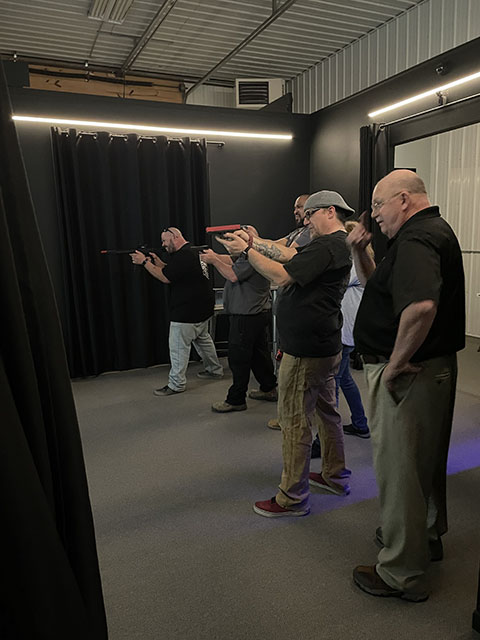 Company Event - Indoor Shooting Activity
