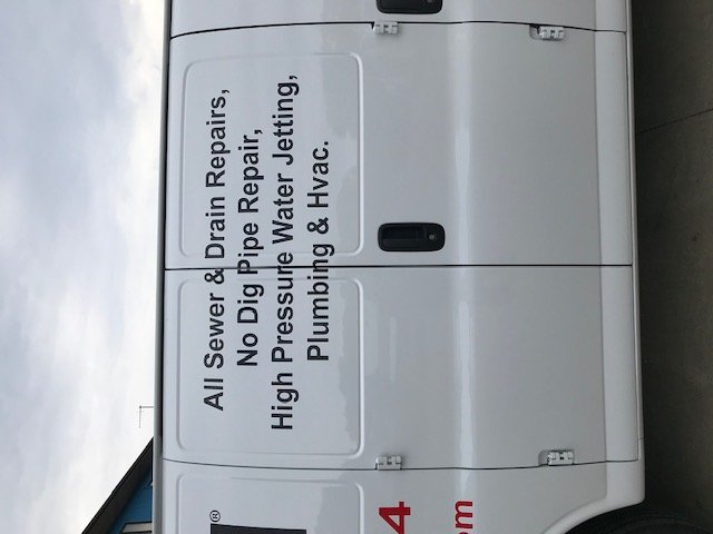 Reliable Drain Cleaning Service Van