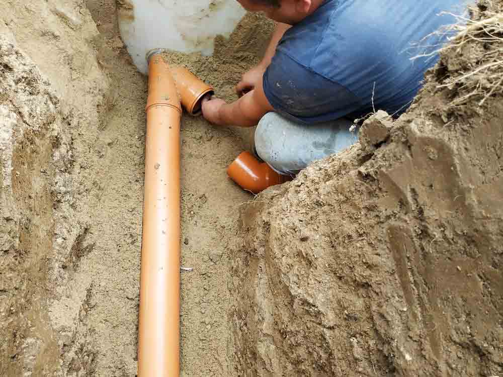 Supply of a sewer pipe to a sump Stow, OH