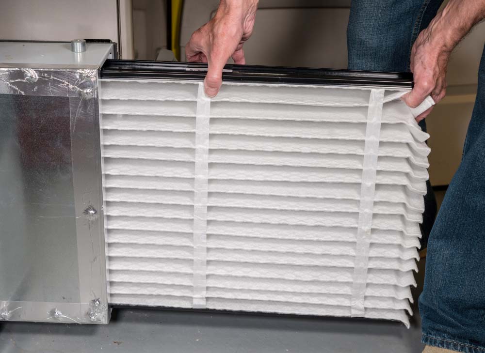 store-bought HVAC filter