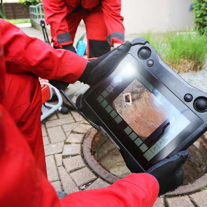 Sewer,Inspection,With,Camera,,Close,Up Sewer inspection with camera, close up